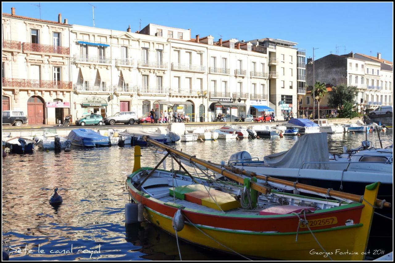 T3 Avec Terrasse Avec Vue Exceptionnelle Sur Les Quais De Sete Apartment Exterior photo
